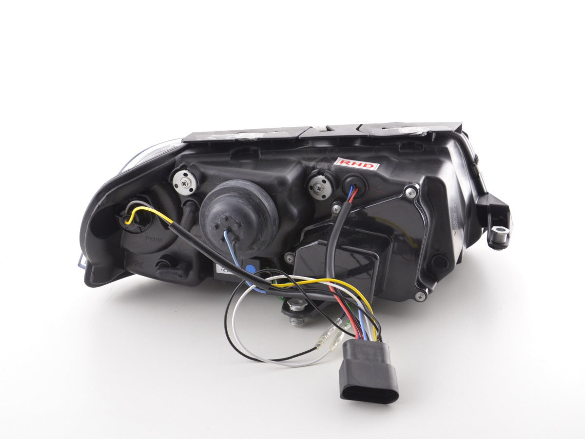 Scheinwerfer Set Daylight LED TFL-Optik VW Passat Typ 3BG 00-05 schwarz für Rechtslenker Scheinwerfer Set Daylight LED TFL-Optik VW Passat Typ 3BG 00-05 schwarz für Rechtslenker